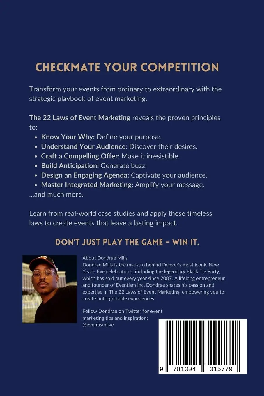 Rückseite: 9781304315779 | The 22 Laws of Event Marketing | The 22 Laws of Marketing | Mills