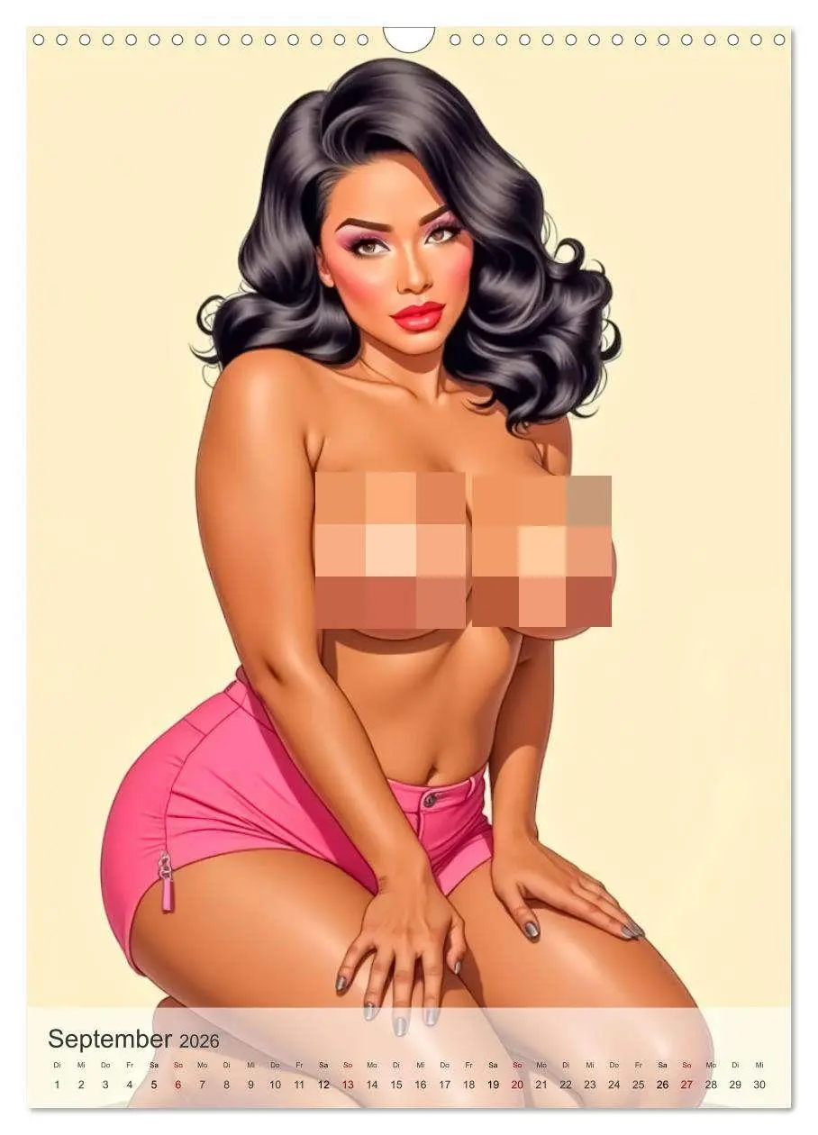 Bild: 9783457295779 | Pin-up Girls - Frech, Freizügig und Verführerisch (Wandkalender...