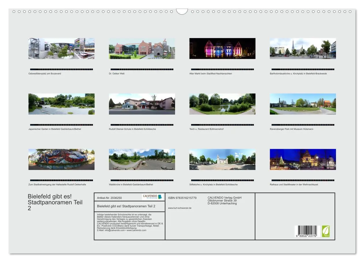 Bild: 9783516215779 | Bielefeld gibt es! Stadtpanoramen Teil 2 (Wandkalender 2026 DIN A2...