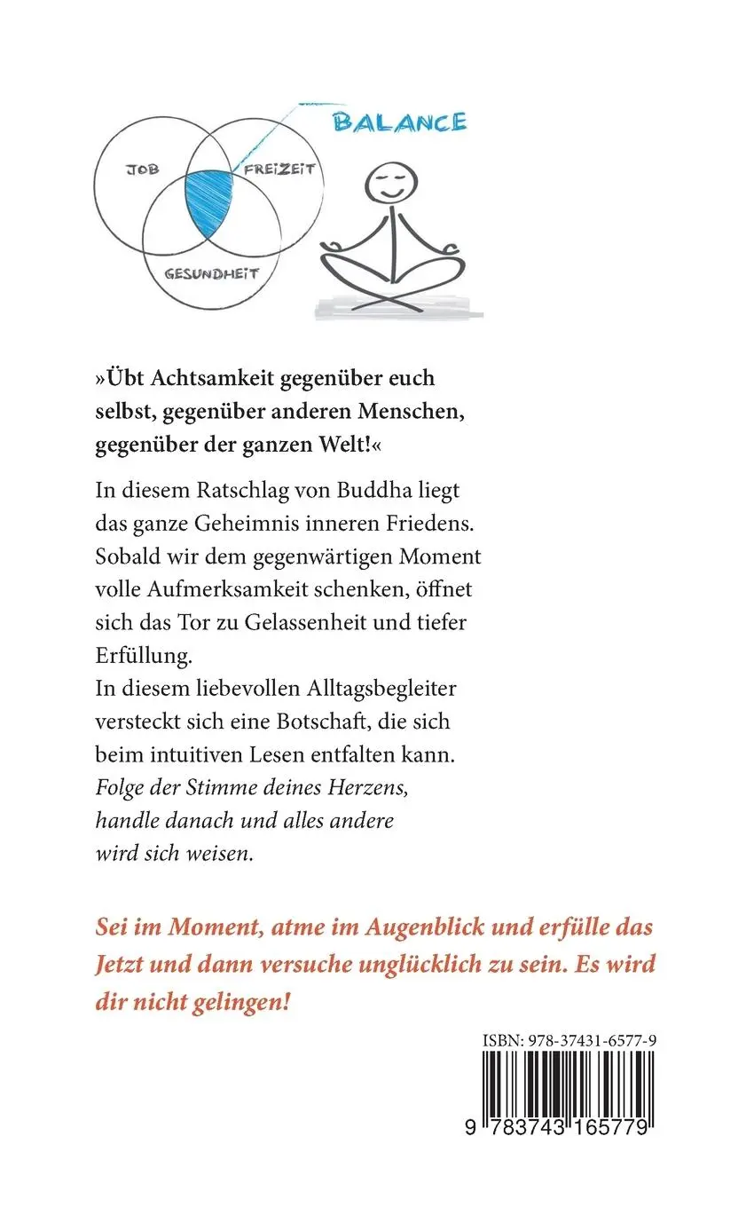 Rückseite: 9783743165779 | Gelebte Achtsamkeit | Der Königsweg zu Freiheit und Fülle | Tepperwein