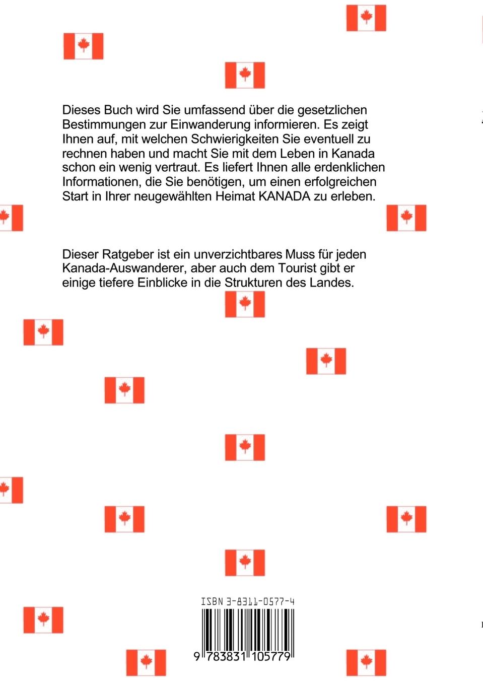 Rückseite: 9783831105779 | Der Traum von Kanada | Heliane Klingelhöfer-Grundel | Taschenbuch