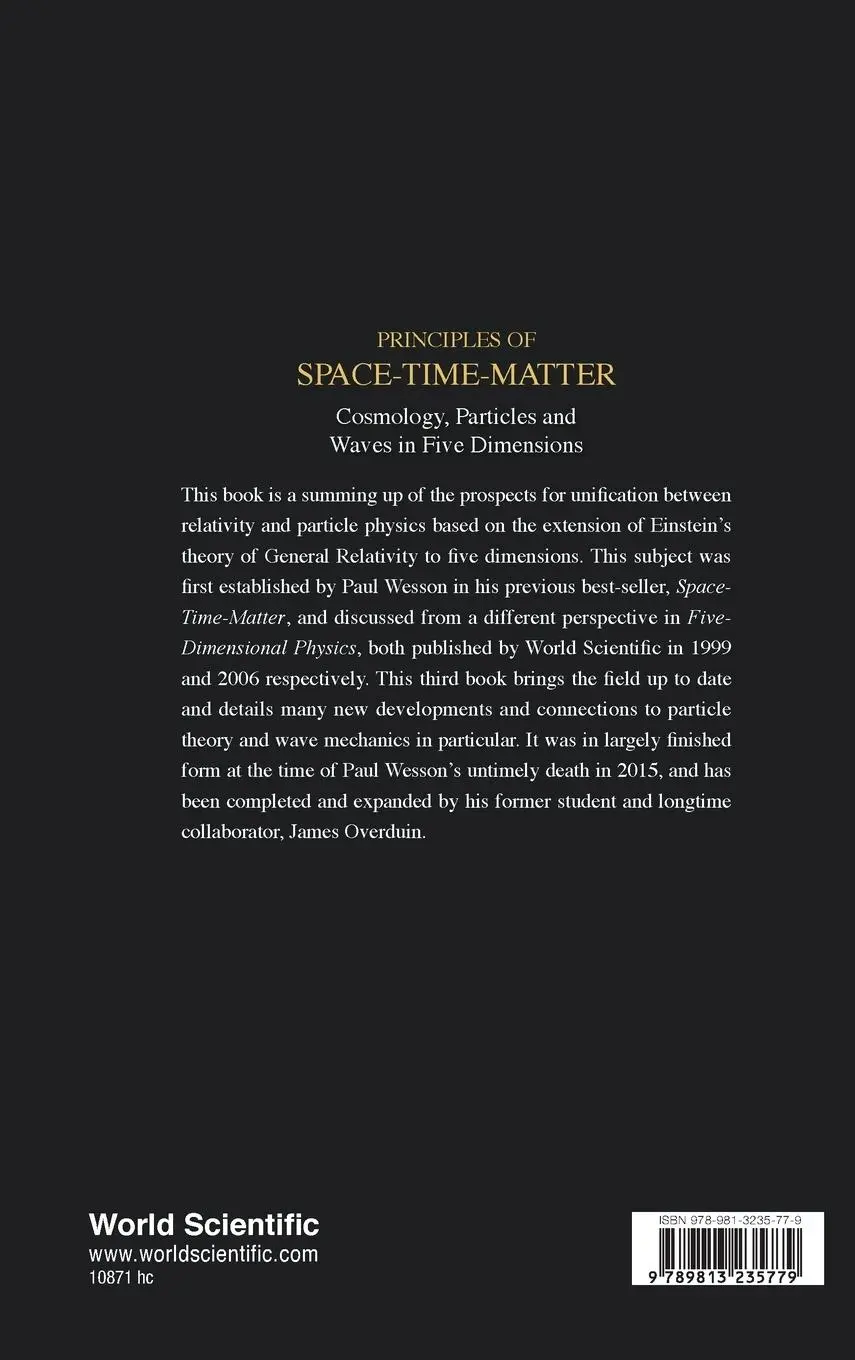 Rückseite: 9789813235779 | PRINCIPLES OF SPACE-TIME-MATTER | James M Overduin Paul S Wesson