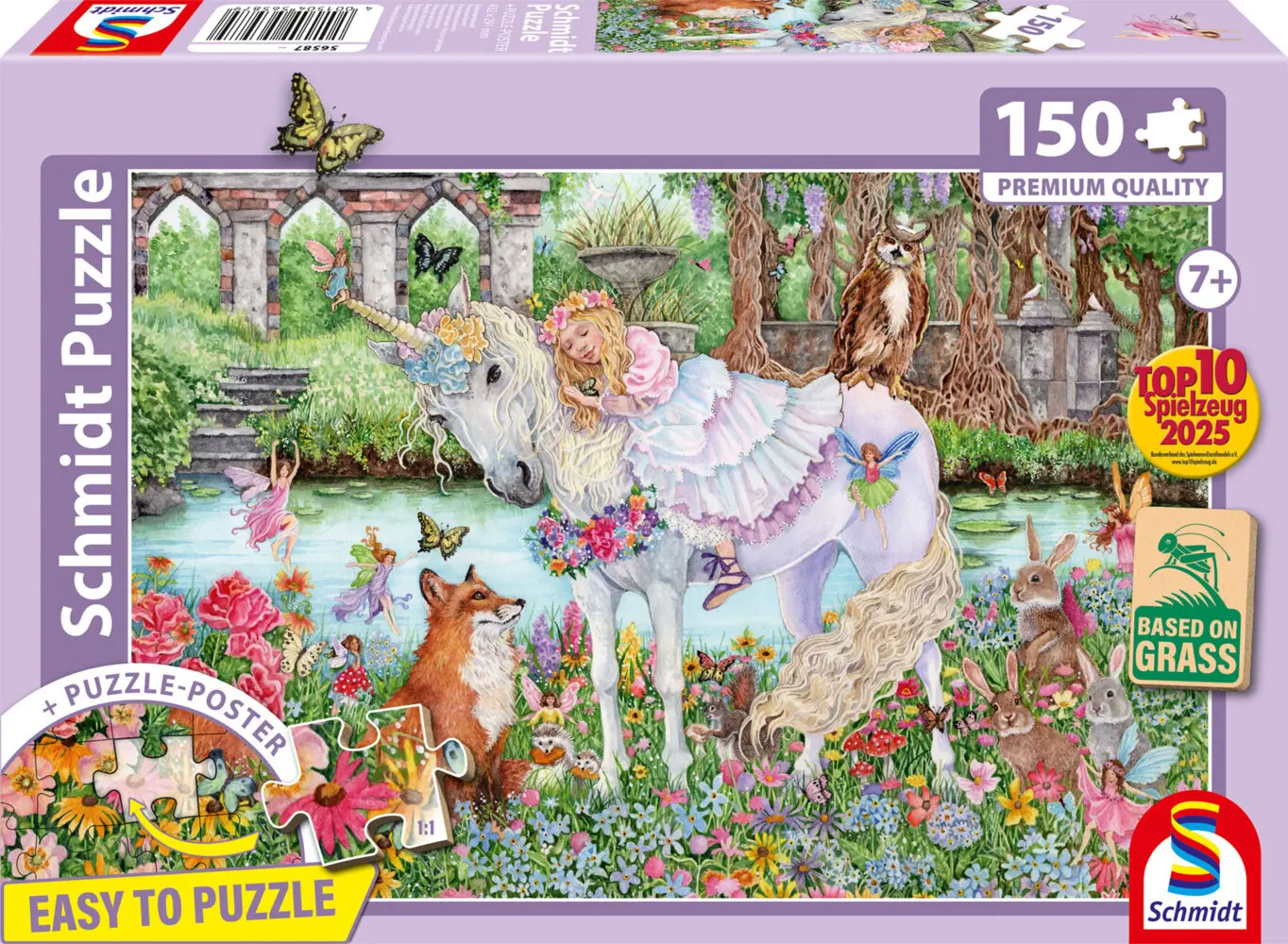 Cover: 4001504565879 | Einhornprinzessin | Kinderpuzzle Graspappe Standard 150 Teile | Spiel