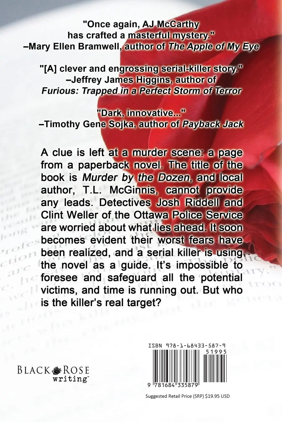 Rückseite: 9781684335879 | By the Book | A Canadian Crime Novel | A. J. McCarthy | Taschenbuch