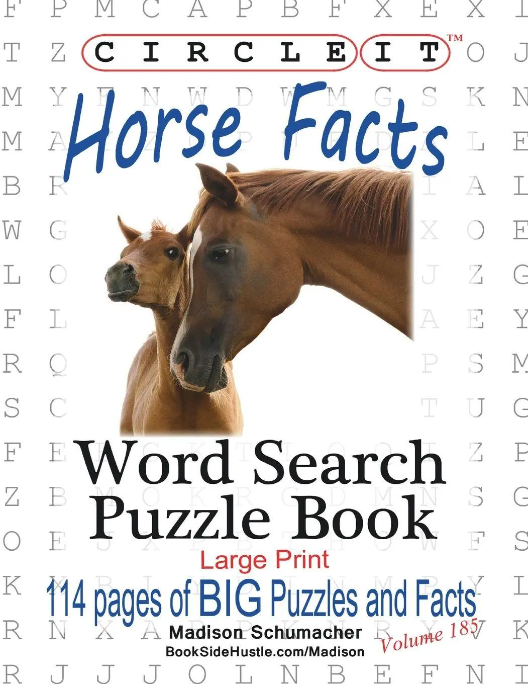 Cover: 9781938625879 | Circle It, Horse Facts, Word Search, Puzzle Book | Llc (u. a.) | Buch