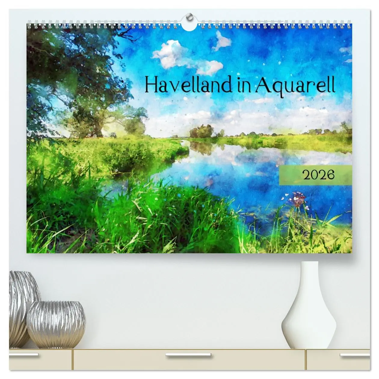 Cover: 9783457665879 | Havelland in Aquarell (hochwertiger Premium Wandkalender 2026 DIN...