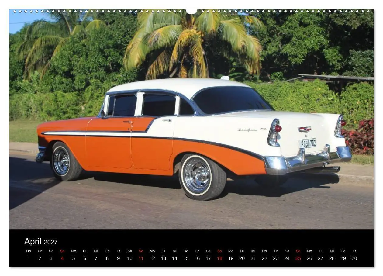 Bild: 9783594045879 | Oldtimerträume auf KUBA (Wandkalender 2027 DIN A2 quer), CALVENDO...