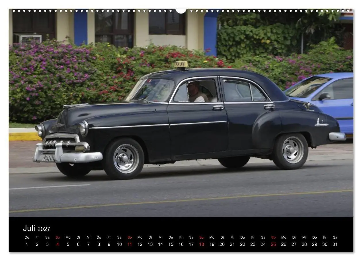 Bild: 9783594045879 | Oldtimerträume auf KUBA (Wandkalender 2027 DIN A2 quer), CALVENDO...