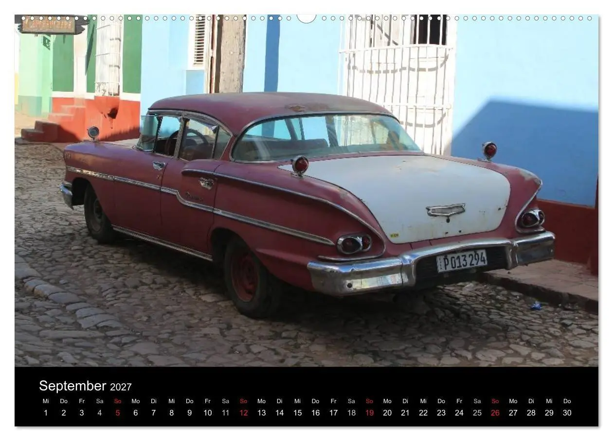 Bild: 9783594045879 | Oldtimerträume auf KUBA (Wandkalender 2027 DIN A2 quer), CALVENDO...