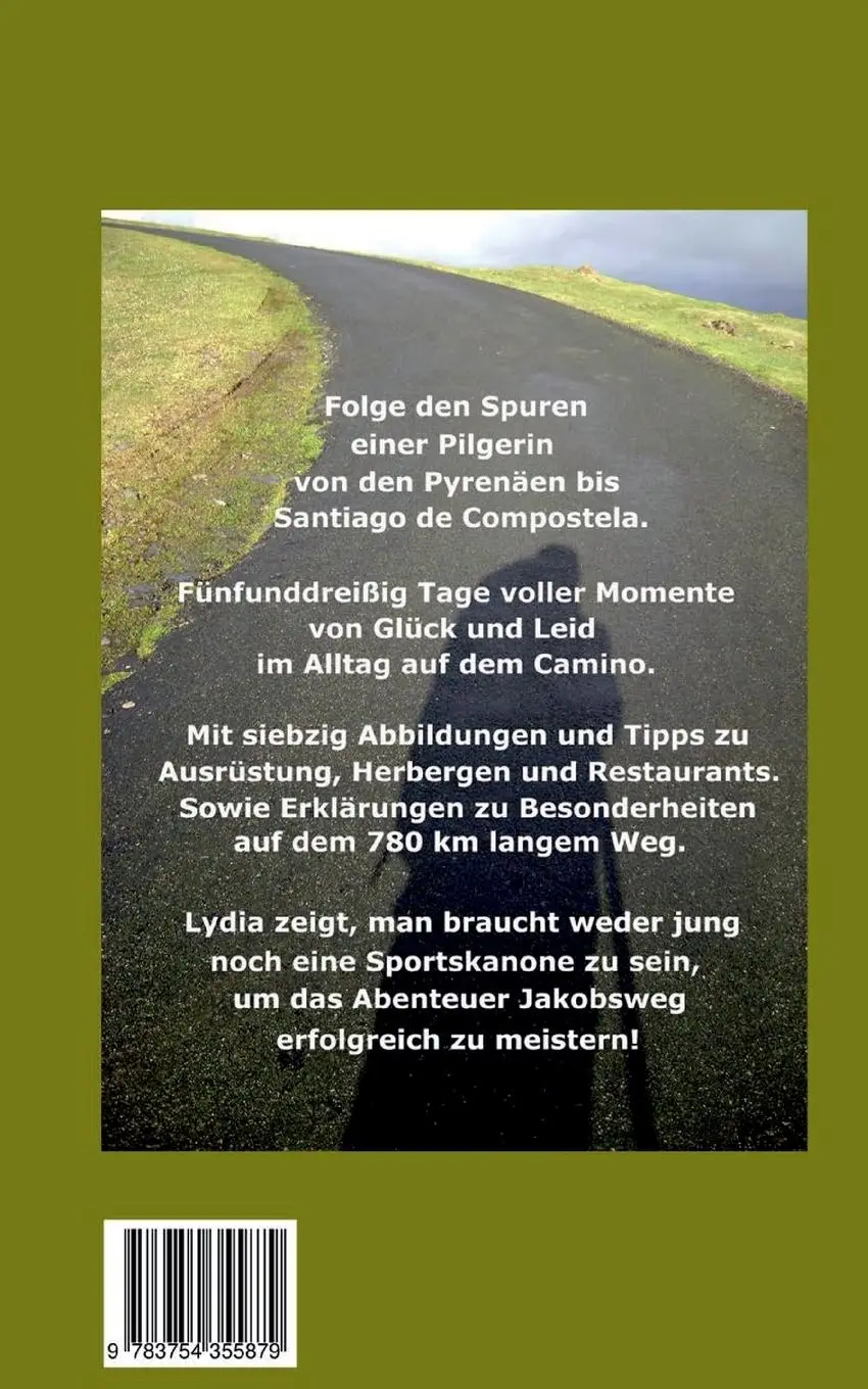 Rückseite: 9783754355879 | Berührung - Eine Pilgerin auf dem Weg nach Santiago | Lydia Beutin