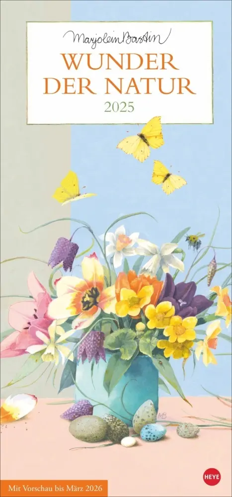 Cover: 9783756405879 | Marjolein Bastin: Wunder der Natur Kalender 2025 | Marjolein Bastin