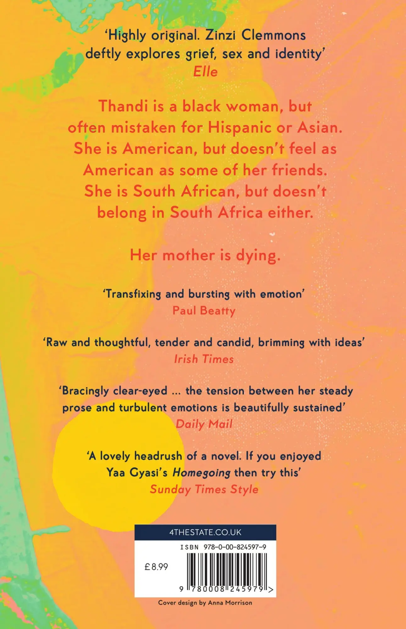Rückseite: 9780008245979 | What We Lose | Zinzi Clemmons | Taschenbuch | 224 S. | Englisch | 2018