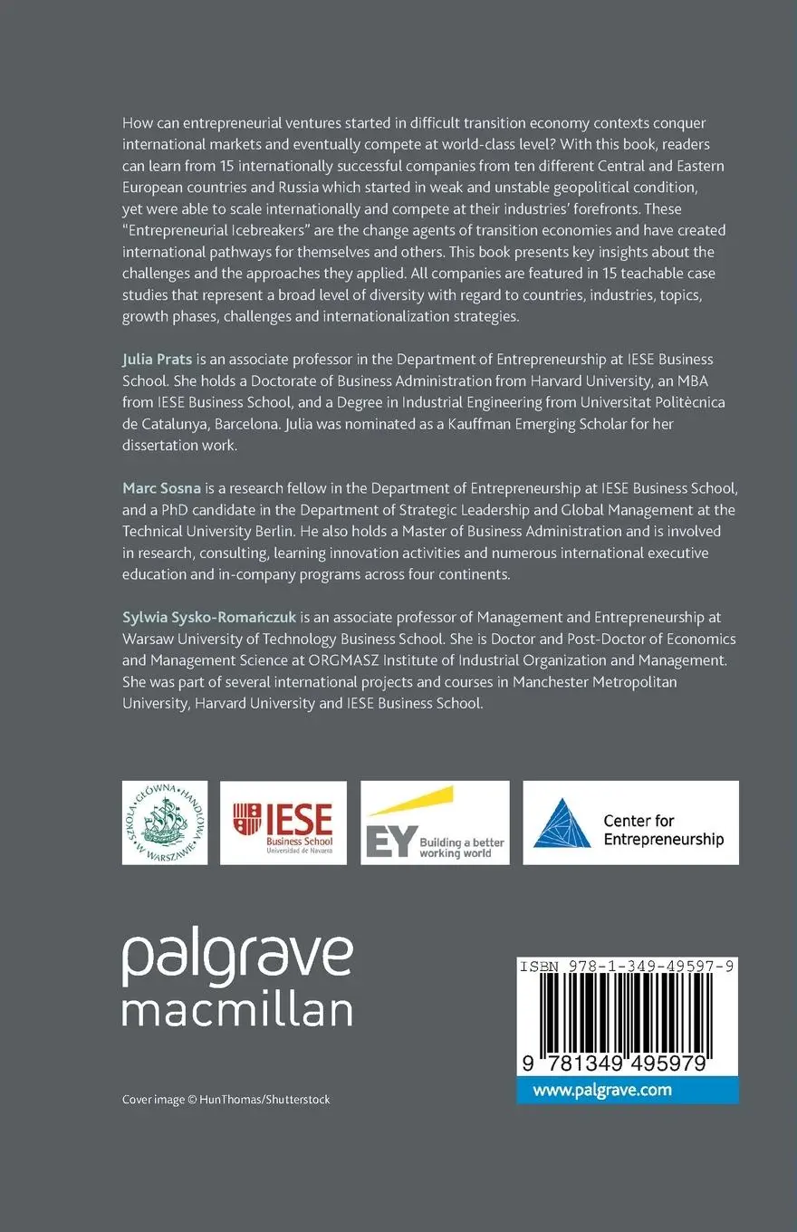 Rückseite: 9781349495979 | Entrepreneurial Icebreakers | J. Prats (u. a.) | Taschenbuch | xxiv
