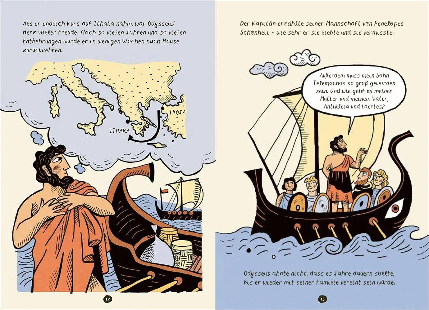 Bild: 9783458645979 | Die Odyssee. Graphic Novel | Nicolás Schuff | Buch | 192 S. | Deutsch