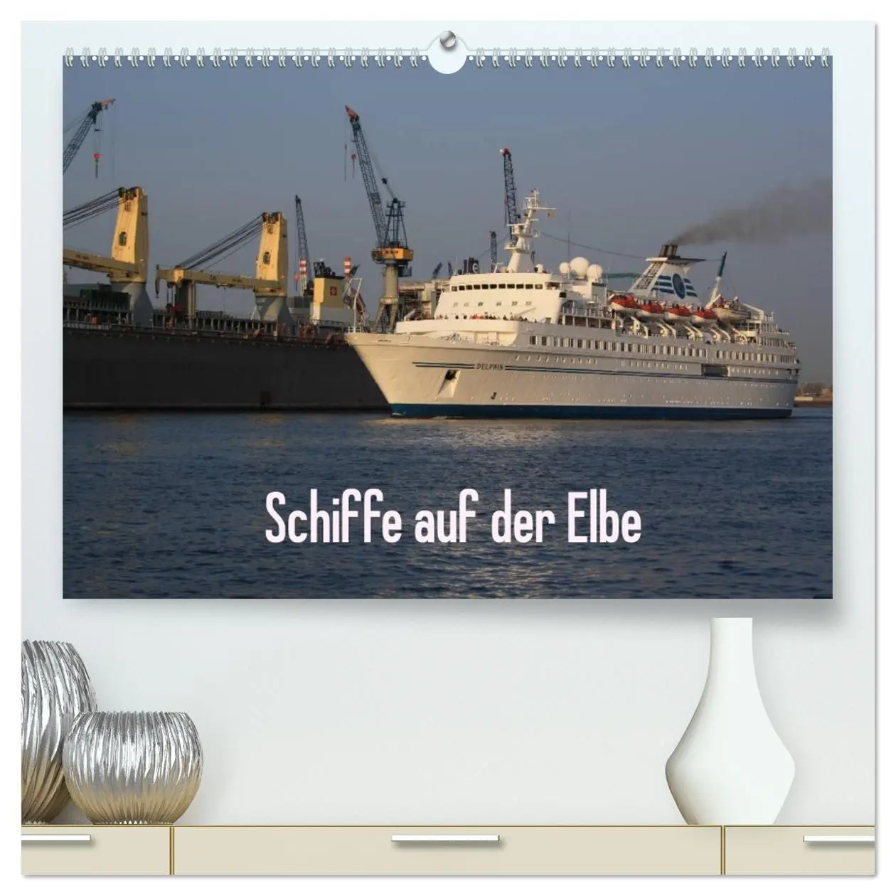 Cover: 9783516125979 | Schiffe auf der Elbe (hochwertiger Premium Wandkalender 2026 DIN A2...