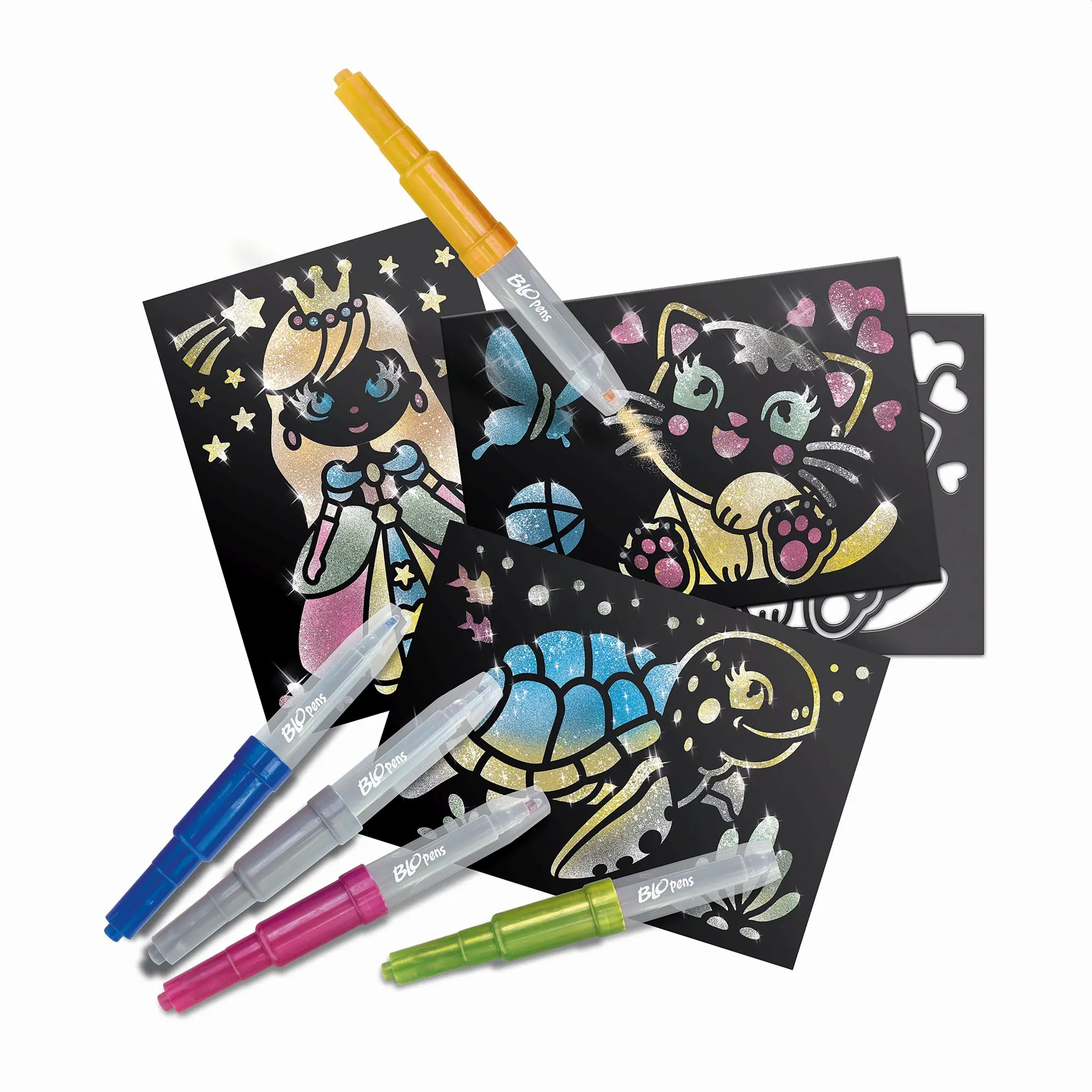 Bild: 3181860236079 | Blopens - Sprühstifteset Glitzer | Lansay | Deutsch | 2023