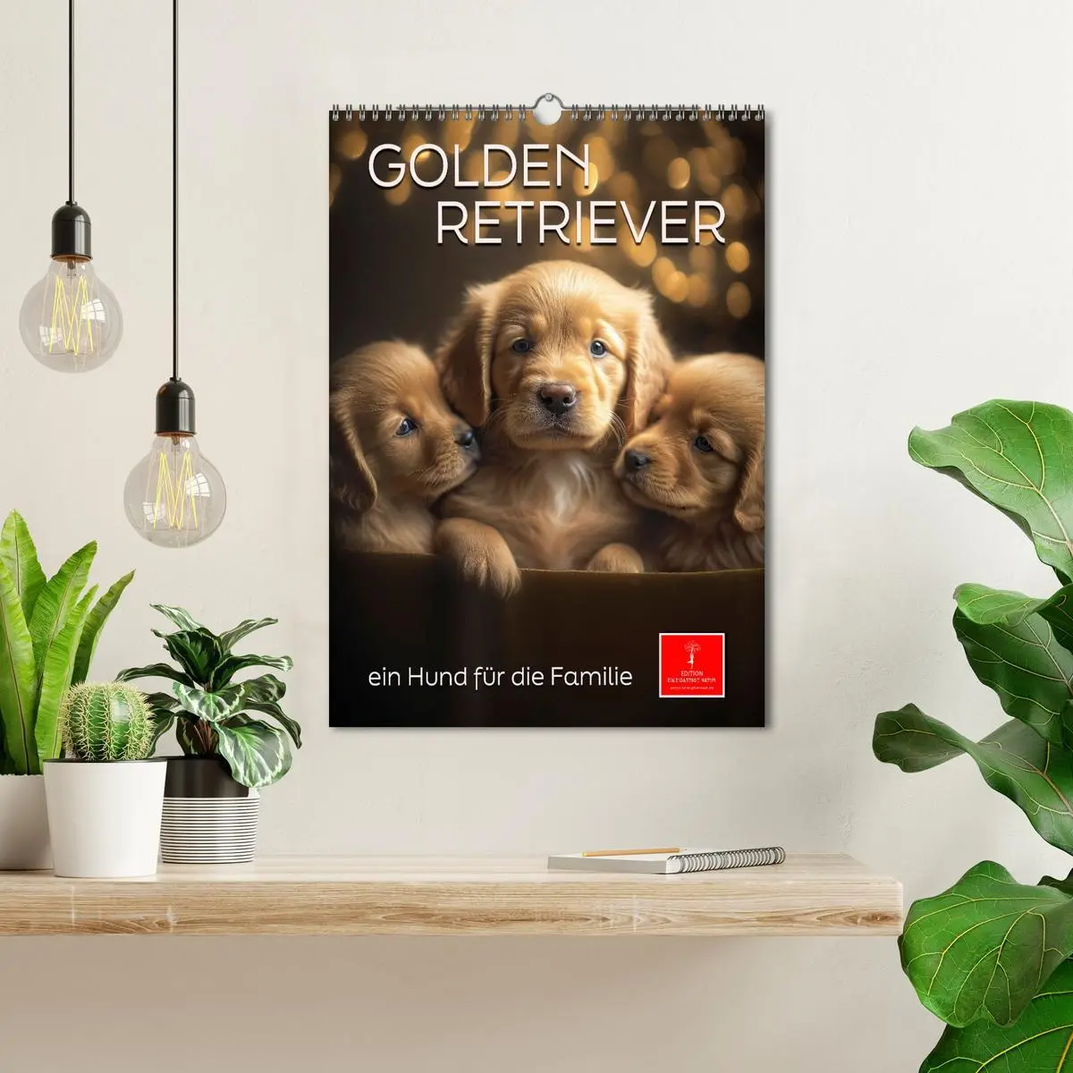 Bild: 9783516326079 | Golden Retriever - ein Hund für die Familie (Wandkalender 2026 DIN...