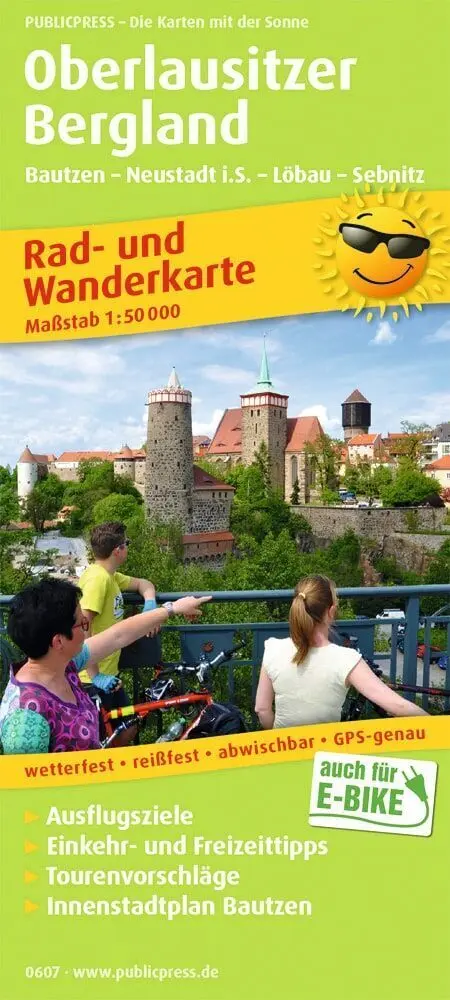 Cover: 9783747306079 | Publicpress Rad- und Wanderkarte Oberlausitzer Bergland, Bautzen,...