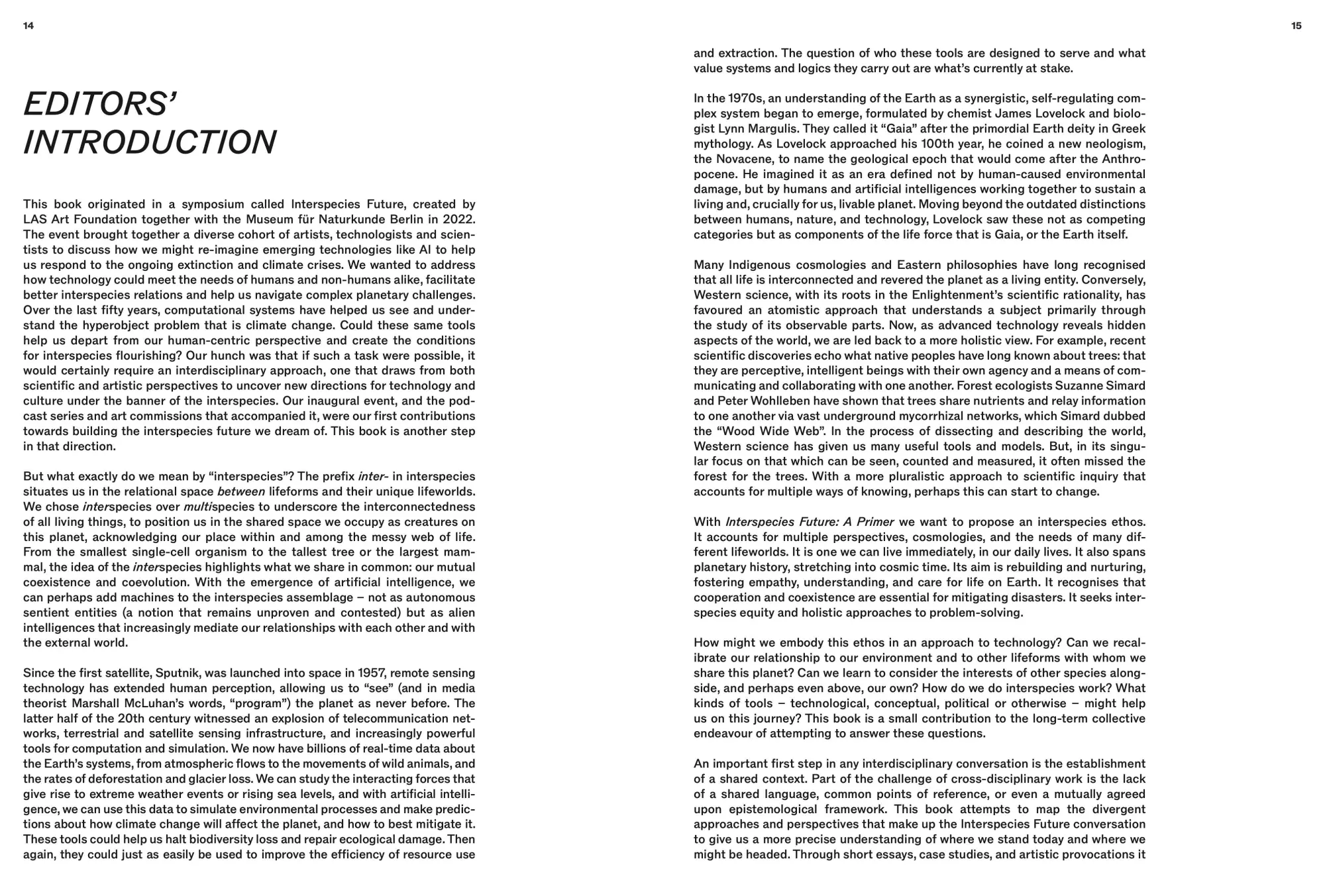Bild: 9783954766079 | Interspecies Future | A Primer | LAS Art Foundation | Taschenbuch