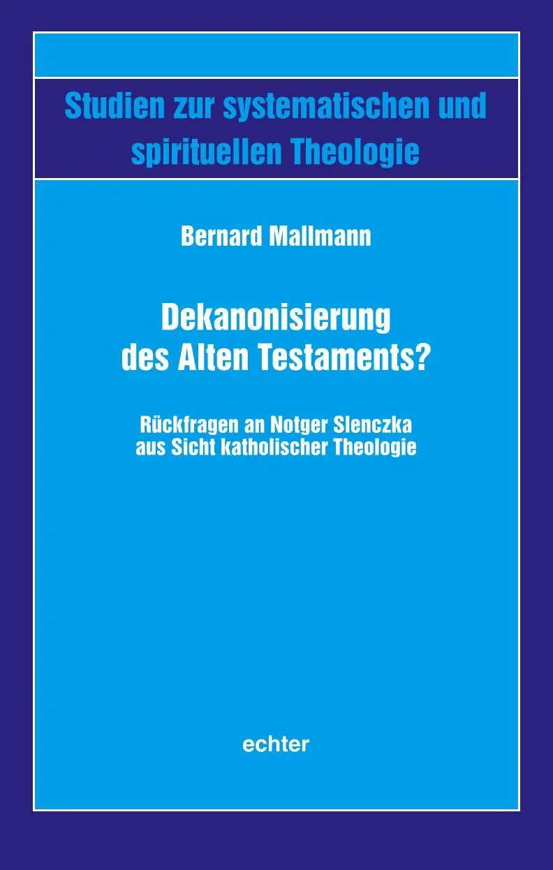 Cover: 9783429056179 | Dekanonisierung des Alten Testaments? | Bernard Mallmann | Taschenbuch
