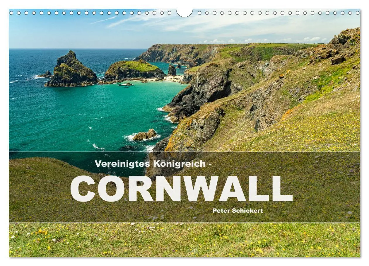 Cover: 9783457466179 | Vereinigtes Königreich - Cornwall (Wandkalender 2026 DIN A3 quer),...