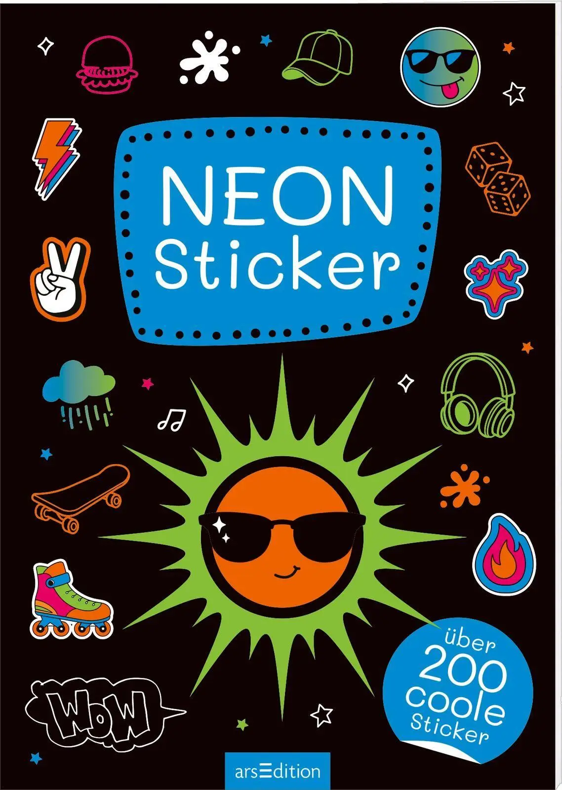 Cover: 4014489136279 | Neon-Sticker | Über 200 coole Sticker | Broschüre | 16 S. | Deutsch