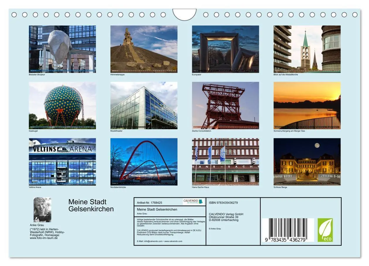 Bild: 9783435436279 | Meine Stadt Gelsenkirchen (Wandkalender 2025 DIN A4 quer), CALVENDO...