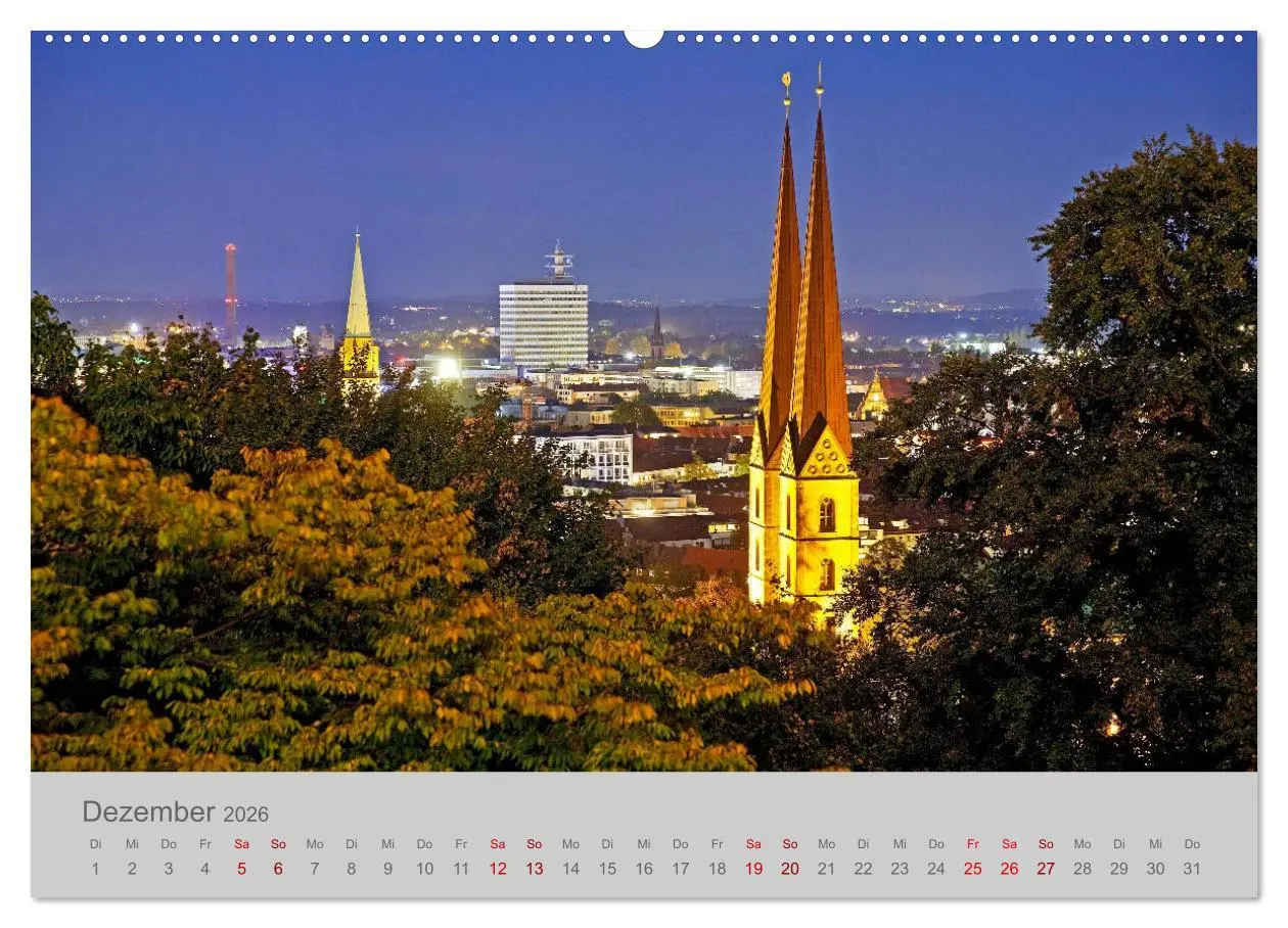 Bild: 9783457766279 | Bielefeld Am Rand des Teutoburger Waldes (Wandkalender 2026 DIN A2...