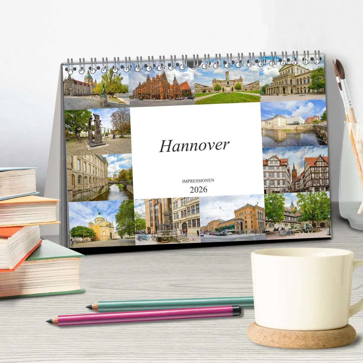 Bild: 9783516236279 | Hannover Stadtansichten (Tischkalender 2026 DIN A5 quer), CALVENDO...
