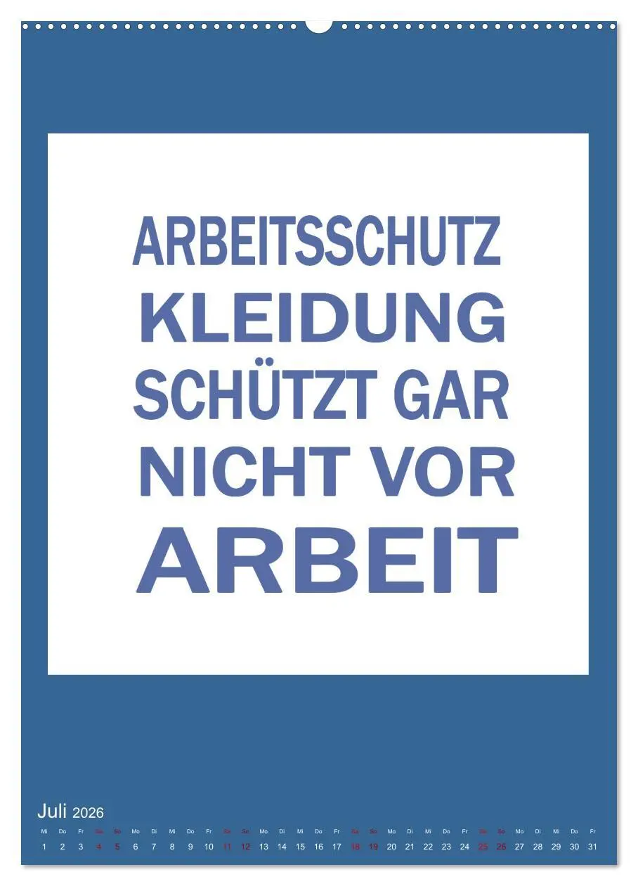 Bild: 9783516306279 | Memo an mich (Wandkalender 2026 DIN A2 hoch), CALVENDO Monatskalender