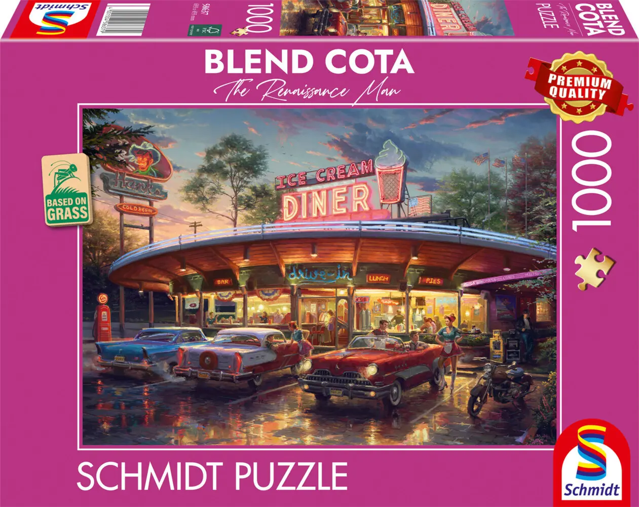 Cover: 4001504586379 | American Diner | Puzzles Blend Cota 1.000 Teile | Spiel | Schachtel