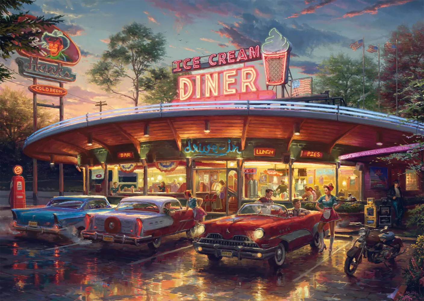 Bild: 4001504586379 | American Diner | Puzzles Blend Cota 1.000 Teile | Spiel | Schachtel