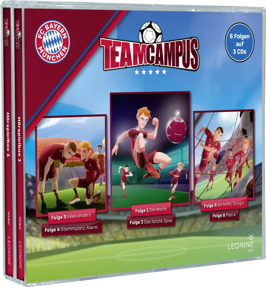 Cover: 4061229236379 | FC Bayern Team Campus (Fußball) Hörspielbox 1 | Various | Audio-CD