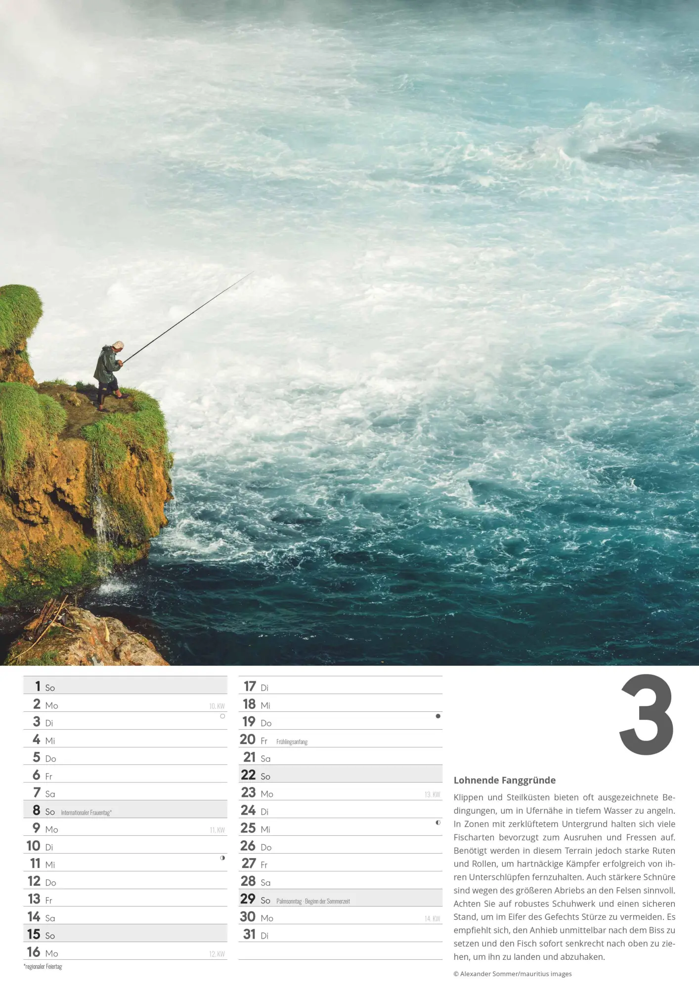 Bild: 4069095006379 | Der große Angelkalender 2026 - Bildkalender A3 (29,7x42 cm) - mit...