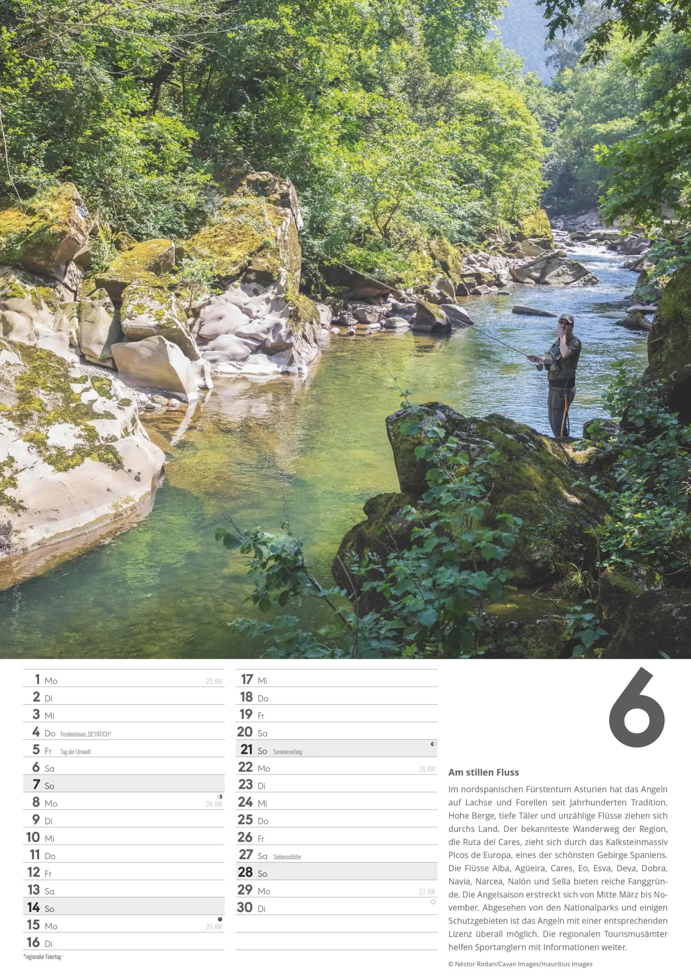 Bild: 4069095006379 | Der große Angelkalender 2026 - Bildkalender A3 (29,7x42 cm) - mit...