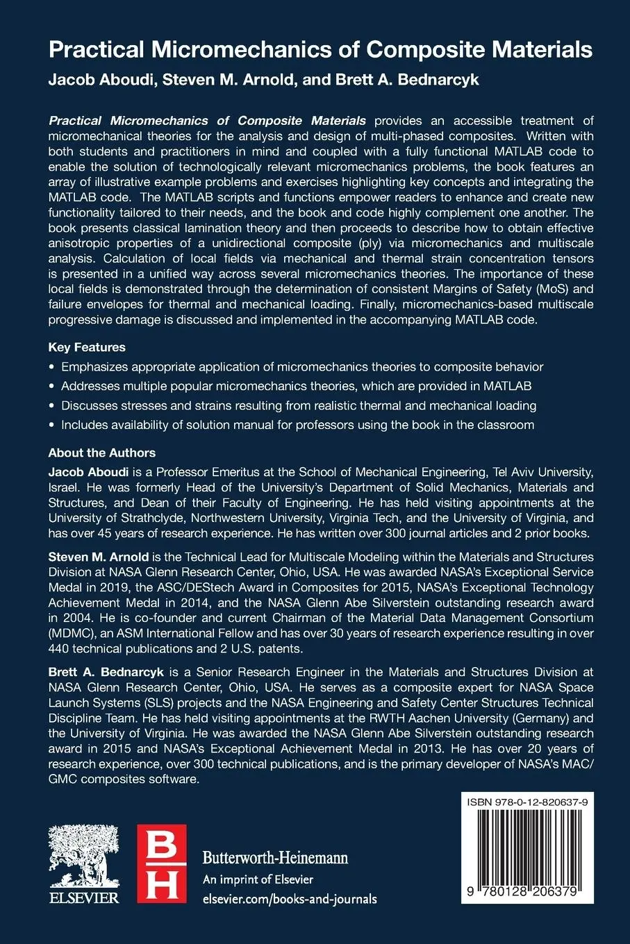 Rückseite: 9780128206379 | Practical Micromechanics of Composite Materials | Jacob Aboudi (u. a.)