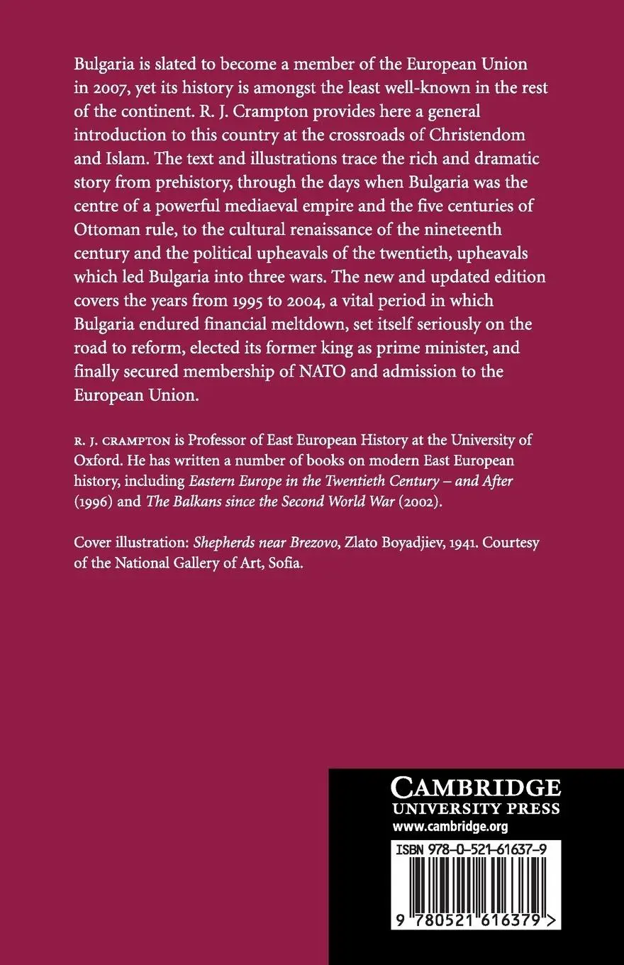 Rückseite: 9780521616379 | A Concise History of Bulgaria | R. J. Crampton | Taschenbuch | 2015