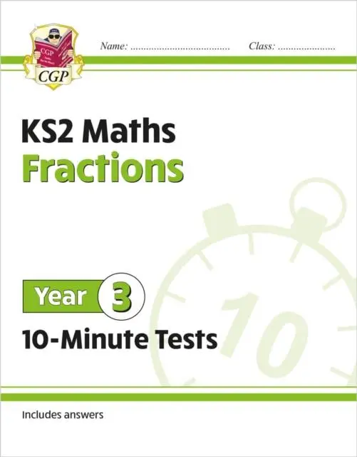 Cover: 9781789086379 | KS2 Year 3 Maths 10-Minute Tests: Fractions | Cgp Books | Taschenbuch