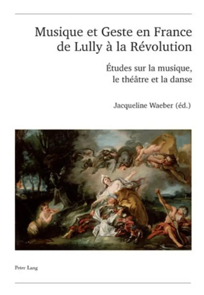Cover: 9783039116379 | Musique et Geste en France de Lully à la Révolution | Waeber | Buch