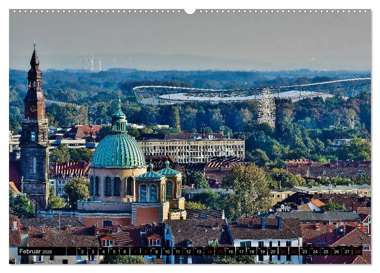 Bild: 9783457756379 | Hannover - Luftige Einblicke (hochwertiger Premium Wandkalender...