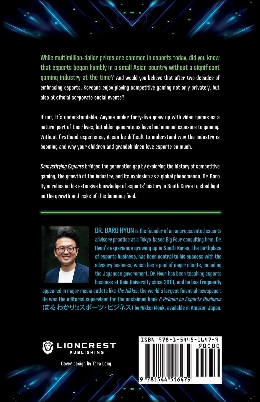 Rückseite: 9781544516479 | Demystifying Esports | Baro Hyun | Taschenbuch | Englisch | 2020