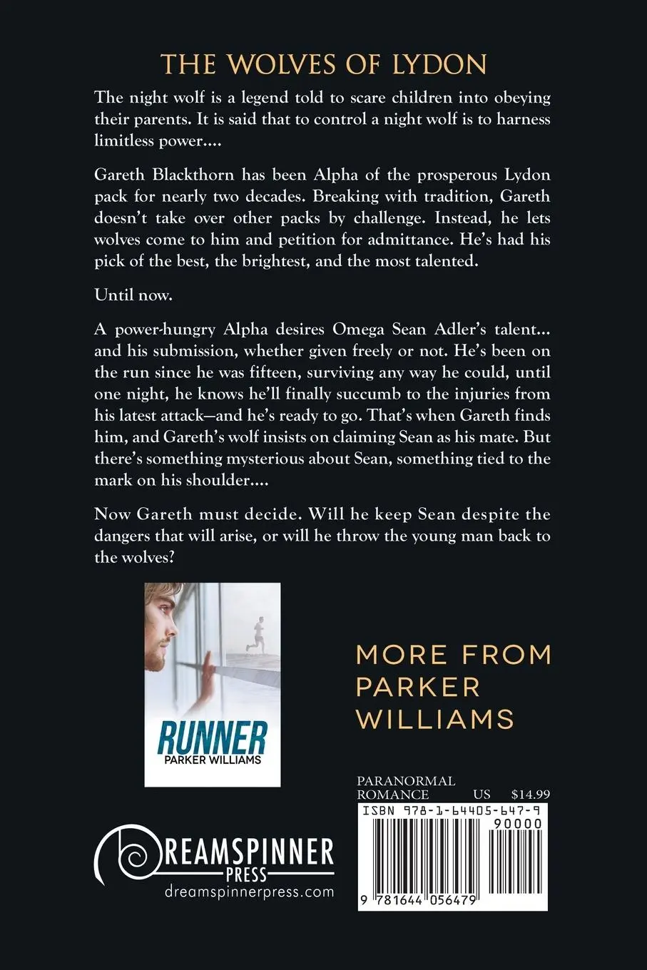 Rückseite: 9781644056479 | Night Wolf | Parker Williams | Taschenbuch | Englisch | 2020