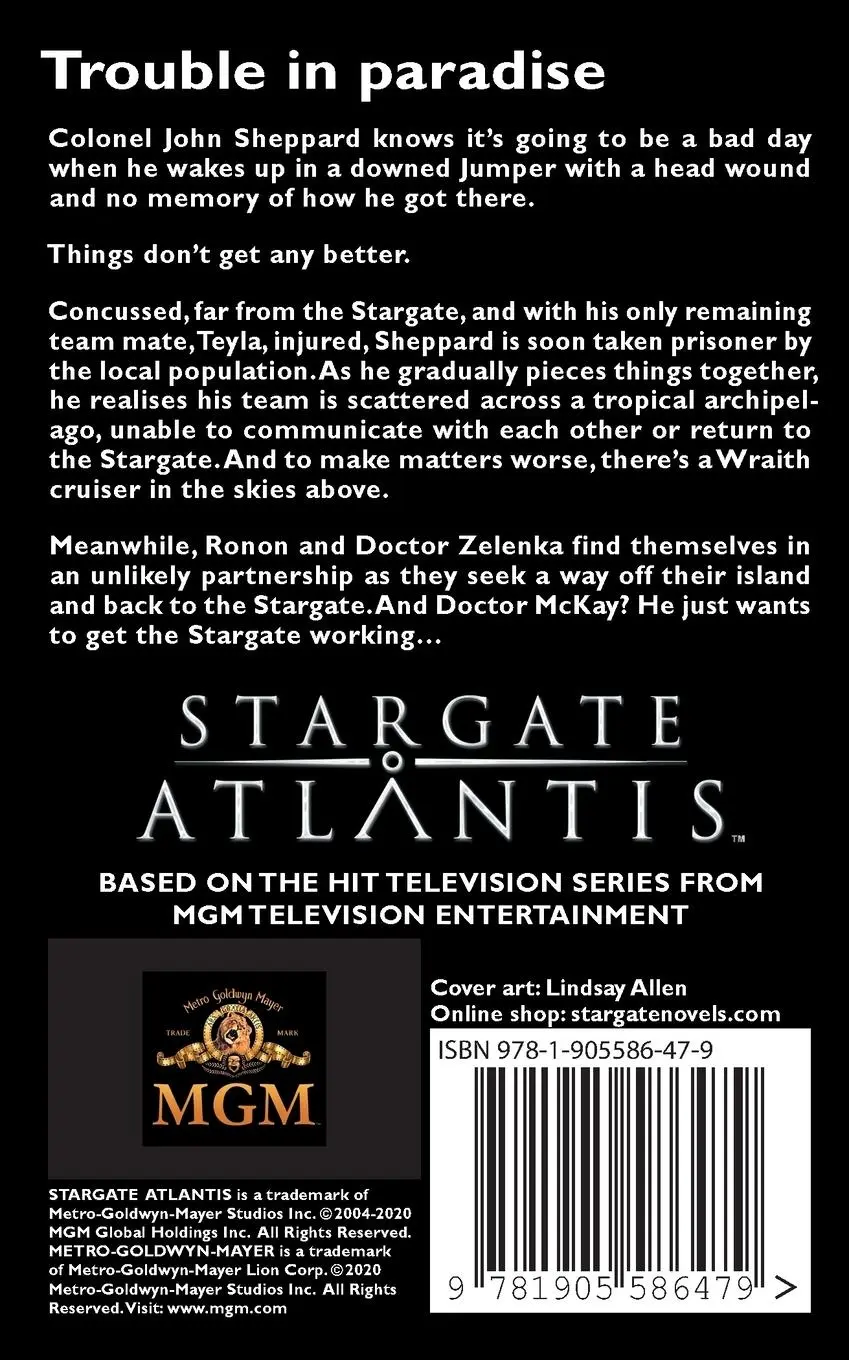 Rückseite: 9781905586479 | STARGATE ATLANTIS Death Game | Jo Graham | Taschenbuch | Englisch