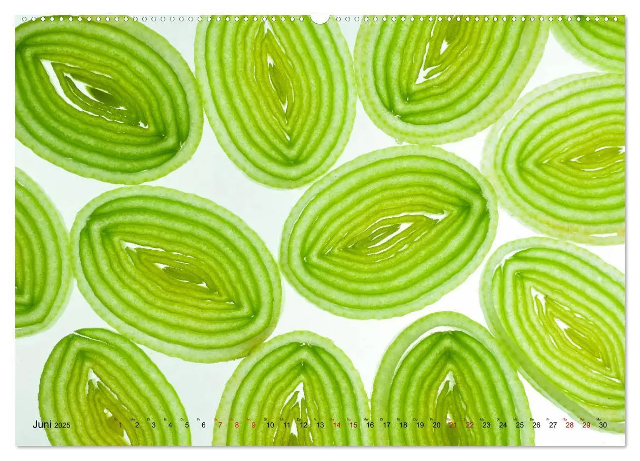 Bild: 9783435346479 | VEGETARISCHER QUERSCHNITT (hochwertiger Premium Wandkalender 2025...