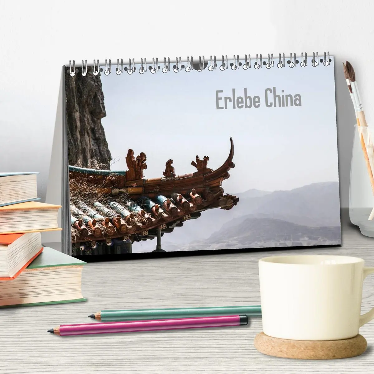 Bild: 9783516146479 | Erlebe China (Tischkalender 2026 DIN A5 quer), CALVENDO Monatskalender