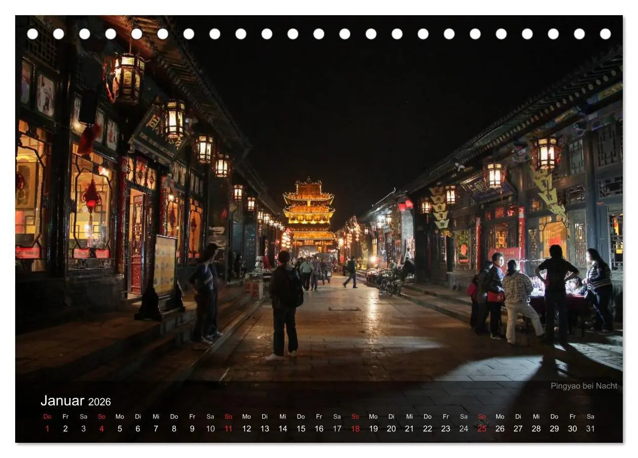 Bild: 9783516146479 | Erlebe China (Tischkalender 2026 DIN A5 quer), CALVENDO Monatskalender