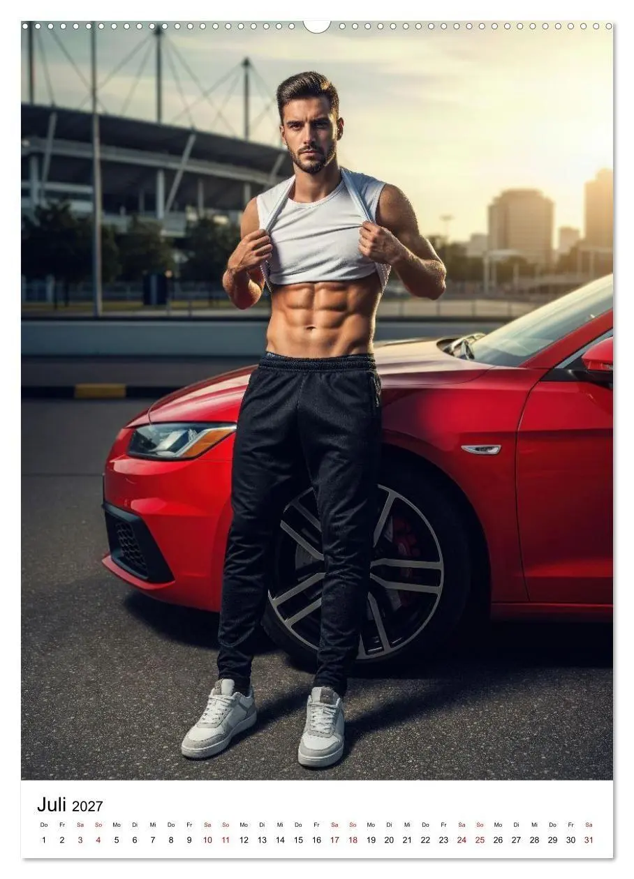 Bild: 9783516836479 | Viel Vergnügen - Athletische Männer Edition (Wandkalender 2027 DIN...