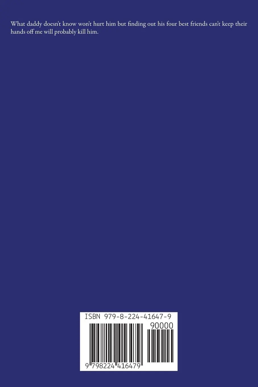 Rückseite: 9798224416479 | Shared by Daddy's 4 Dirty Friends | Barbi Cox | Taschenbuch | Englisch