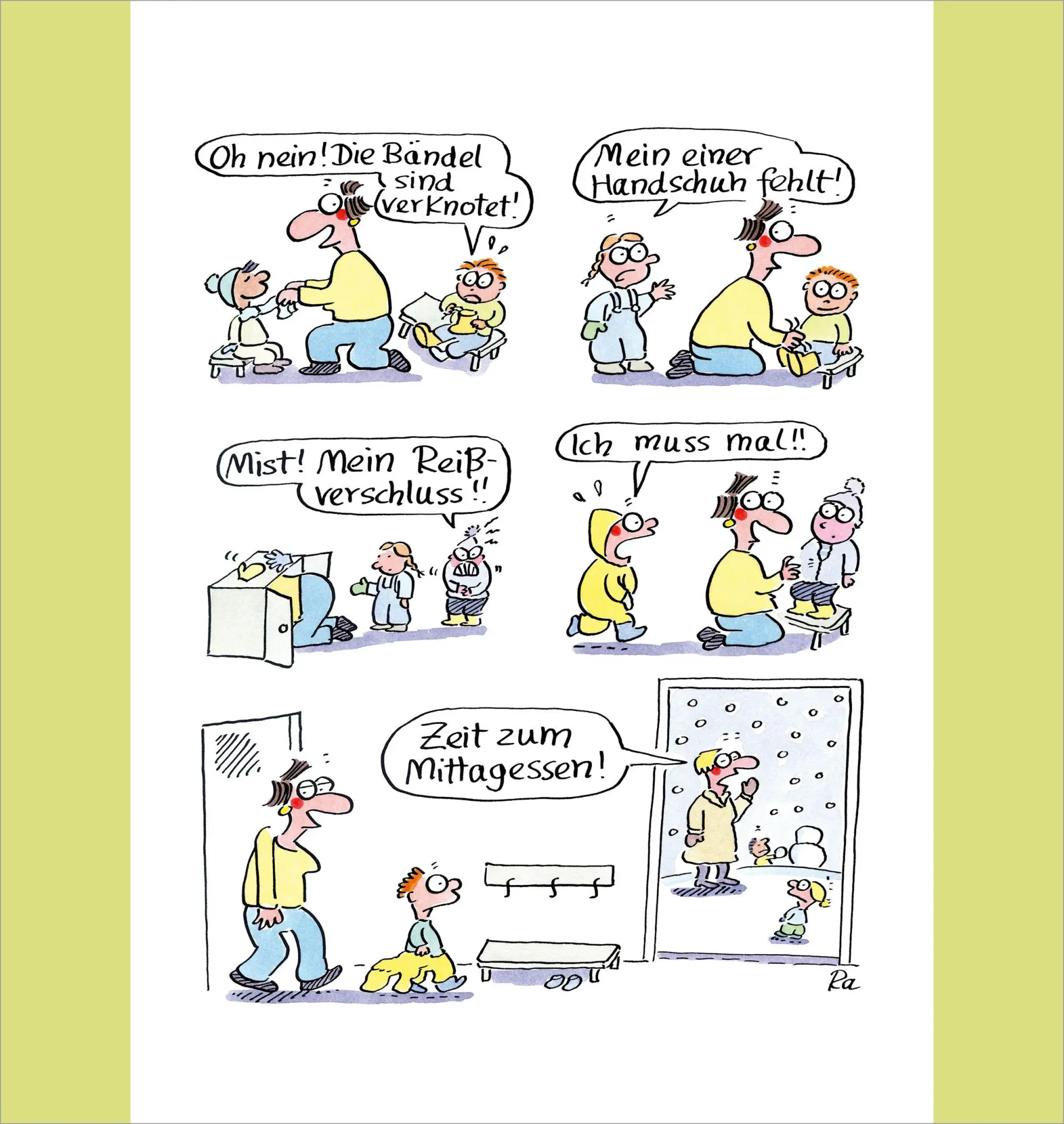 Bild: 4040808036579 | Kita-Cartoons. Der Immer-Jetzt-Kalender | Renate Alf | Kalender