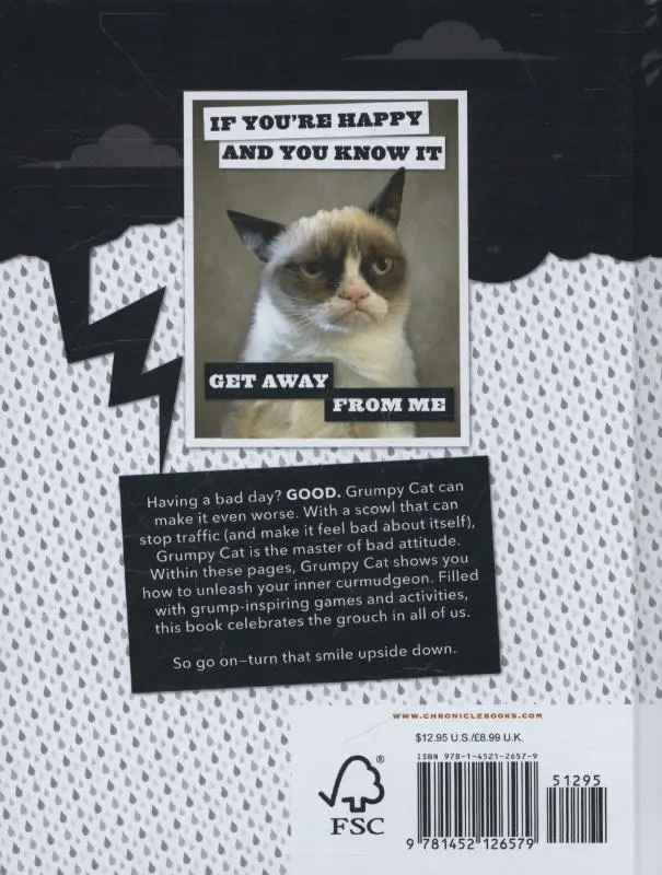 Rückseite: 9781452126579 | Grumpy Cat | A Grumpy Book for Grumpy Days | Grumpy Cat | Buch | 2013